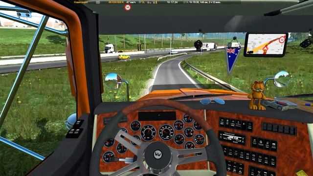 ETS 2 1.36●Western Star 4800●Bydgoszcz-Lodz,Poland смотреть онлайн