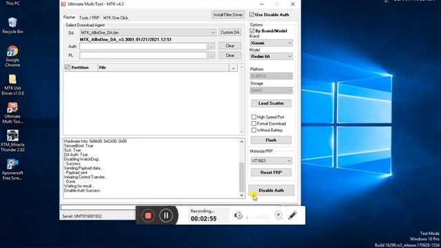 Redmi 6a Sp Flash Tool Error Verified Boot Is Enable Problem 100% Solution смотреть онлайн