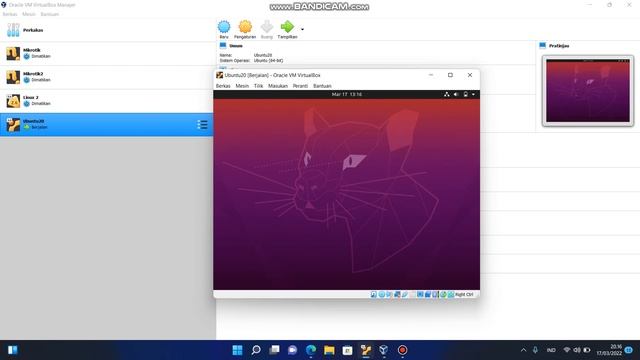 CARA INSTALL UBUNTU 20 DI VIRTUAL BOX смотреть онлайн