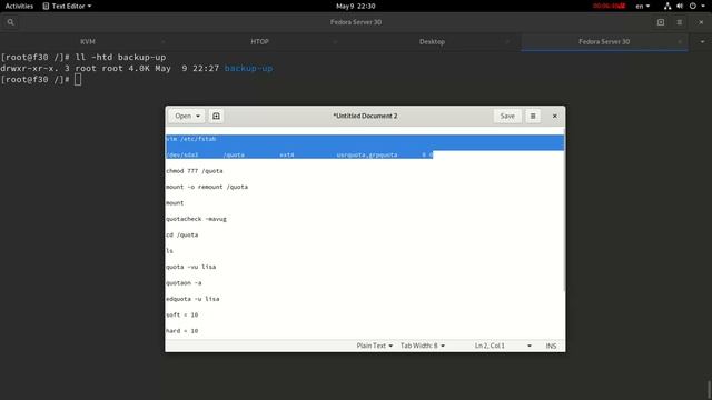 LFCS | Управление квотами в файловых системах ext4 | Fedora Server 30 смотреть онлайн