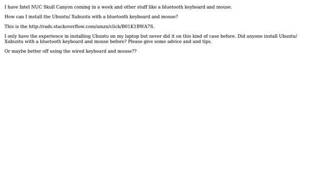 Can I use a wireless keyboard and mouse when first installing Ubuntu? смотреть онлайн