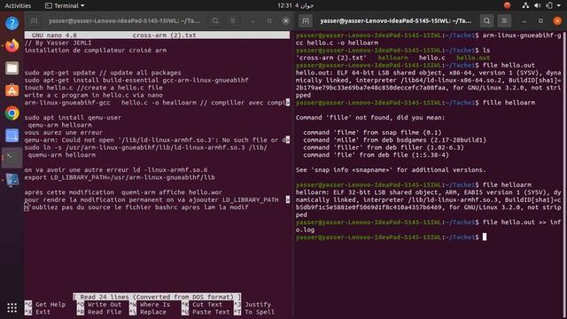Install an arm cross-compiler and use Qemu to emulate the arm-file смотреть онлайн