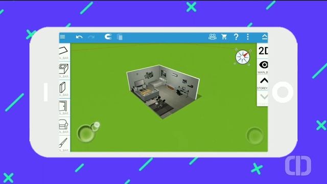 Desain Kamar Tidur Keren Buat anak | Home Design 3D #dldes смотреть онлайн
