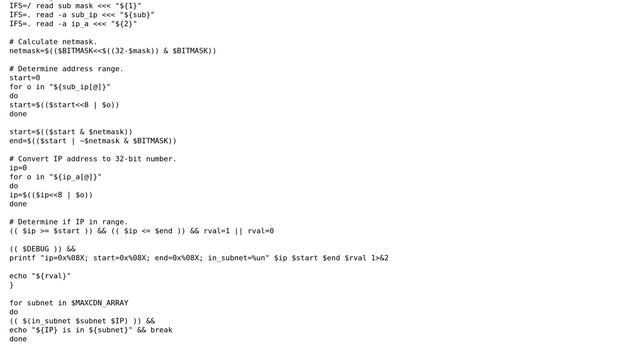Unix & Linux: Check IP is in Range of Whitelist Array (5 Solutions!!) смотреть онлайн