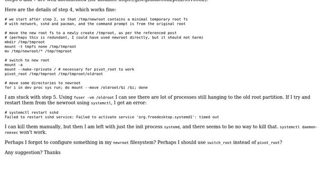 How to encrypt a live root fs remotely and unlock it via ssh? смотреть онлайн