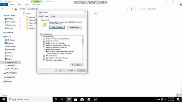 #20 How To Show Hidden Files In Windows 10/8/7 Easy Method смотреть онлайн