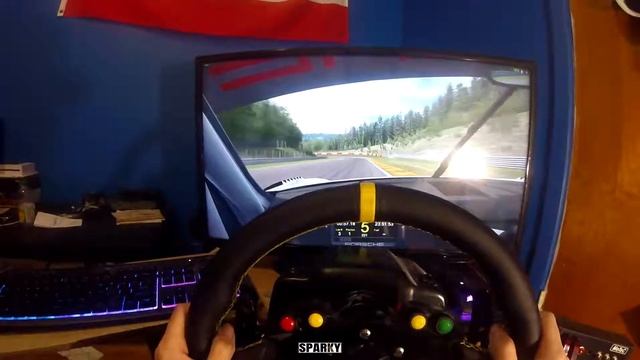 R3E - 911 GT3.R at SPA. - Paddle Shift Test смотреть онлайн