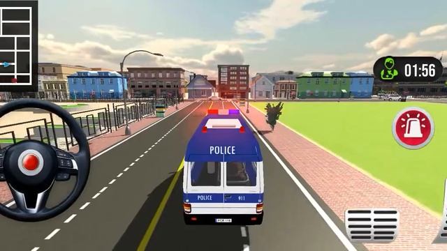 Police Ambulance Car Rescue Driving Simulator - 911 Emergency Rescue Game - Android ios Gameplay #1 смотреть онлайн
