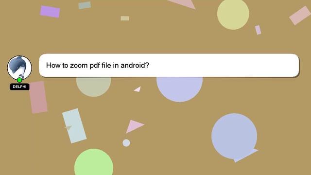 How to zoom pdf file in android? смотреть онлайн