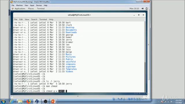 Change file and directories permission chmod in Linux смотреть онлайн