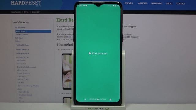 How to Apply iOS Launcher on HTC Desire 20+ - Download and Install iOS Layout смотреть онлайн