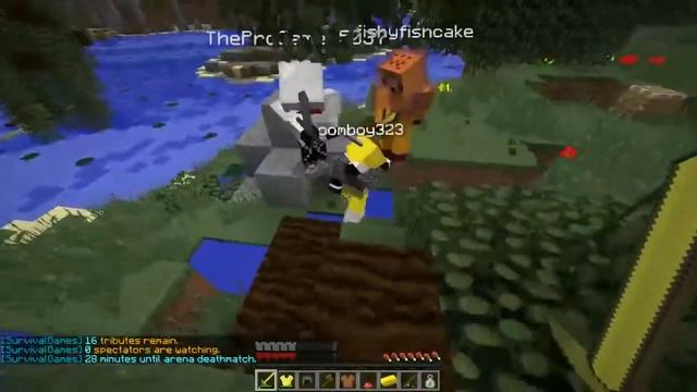 Minecraft: HG w/ Strangers! - #12 - Random Skype Call! смотреть онлайн