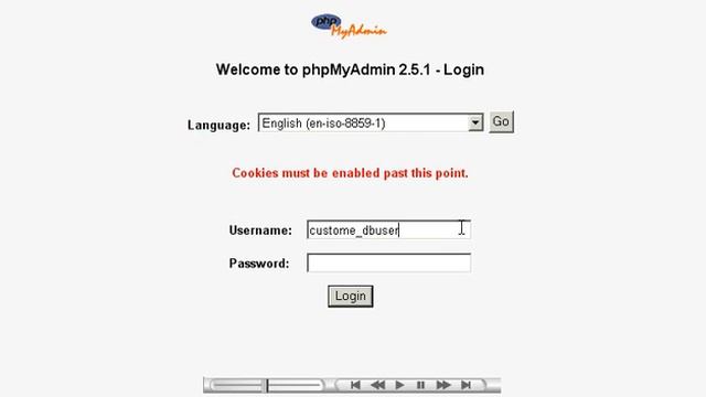 How to manage a Database with phpmyadmin in H-Sphere - Host Department LLC смотреть онлайн