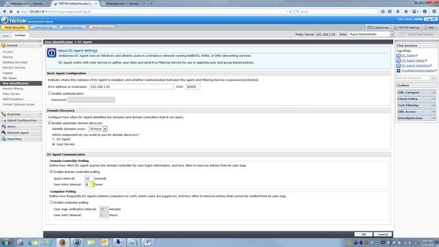 DC Agent Configuration | Forcepoint Web Security смотреть онлайн