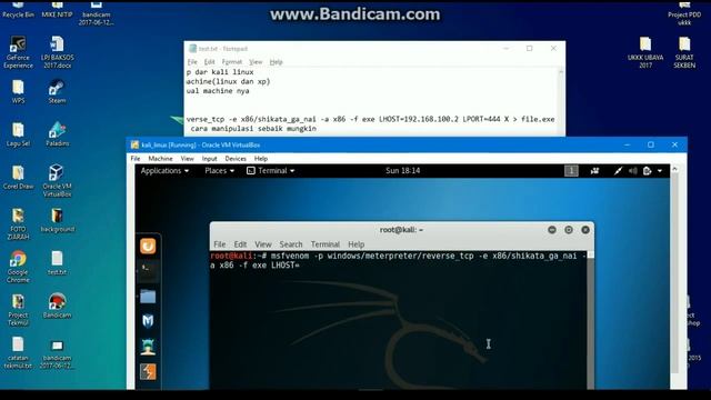 How to hack from VM KALI LINUX to VM WINDOW XP 64BIT смотреть онлайн