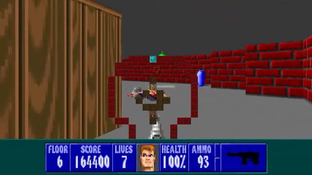 (Wolfenstein 3D) sometimes you just want to shoot and run {LINUX} {ECWolf} смотреть онлайн