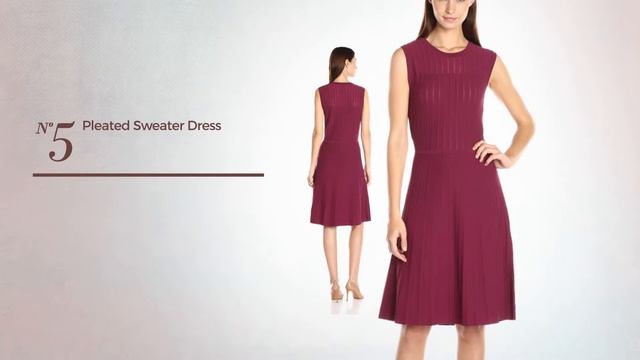 9 Enticing Selected knee length Dresses Collection By Anne Klein Winter 2017 смотреть онлайн