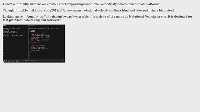 Unix & Linux: Notational Velocity on Linux? (4 Solutions!!) смотреть онлайн