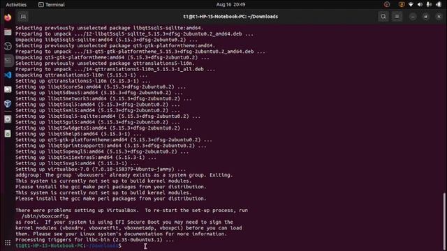 VIRTUALBOX IN UBUNTU , KERNEL DRIVER ISSUE SOLVED смотреть онлайн