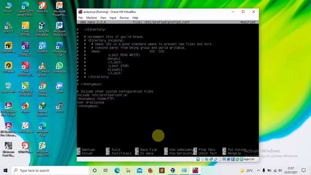 Instalasi dan Konfigurasi FTP Server || Debian 8.5 смотреть онлайн