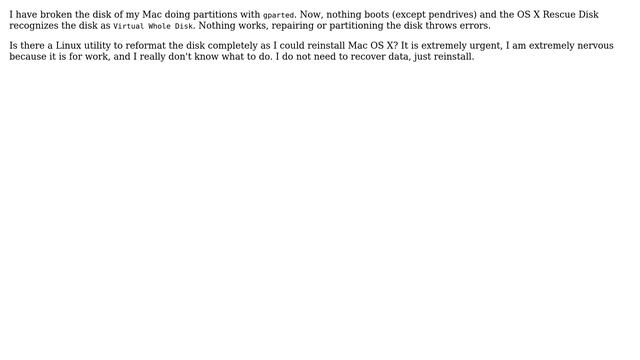 Apple: How to fix messed-up MacBook disk partition table? (2 Solutions!!) смотреть онлайн