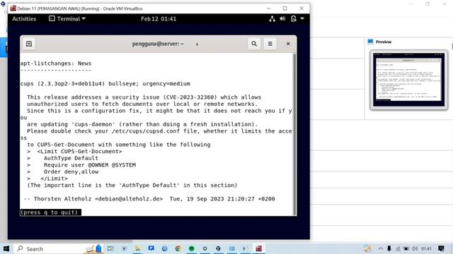TAHAPAN UPDATE DAN UPGRADE SISTEM OPERASI DEBIAN смотреть онлайн