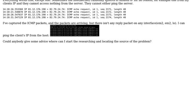 DevOps & SysAdmins: centos doesn't reply to icmp request смотреть онлайн