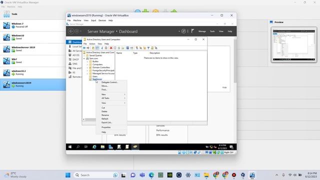 Configuring a GPO, Organizational Unit & a New User on Windows Server 2019 and Win 10 Client Server смотреть онлайн