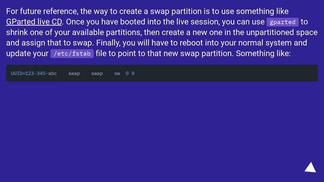Linux Mint doesn’t boot after running “rm” command that was supposed to setup a swap partition смотреть онлайн