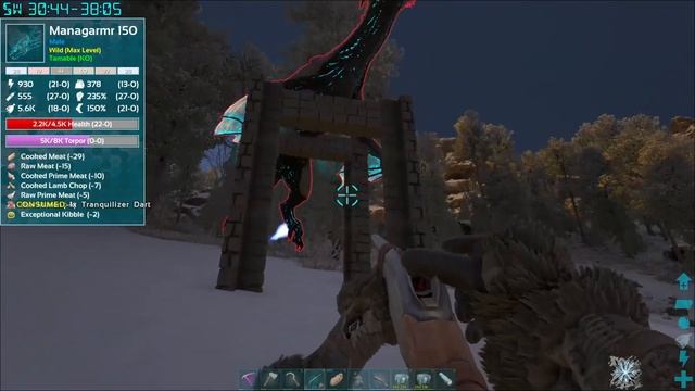 Ark Survival Evolved-Easy Way To Tame Mana- Managarmr Taming Quide