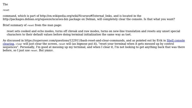 Unix & Linux: Shell console clearing (4 Solutions!!) смотреть онлайн