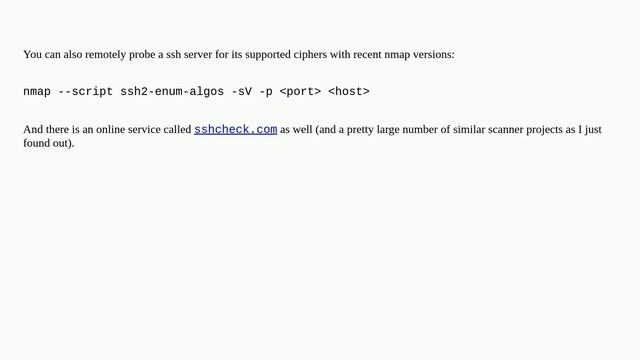 How can I find a list of MACs, Ciphers, and KexAlgorithms that my openssh client supports? смотреть онлайн