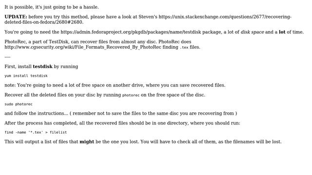 Unix & Linux: Recovering accidentally deleted files (9 Solutions!!) смотреть онлайн
