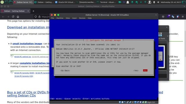 Instalasi Debian 10 di VirtualBox смотреть онлайн