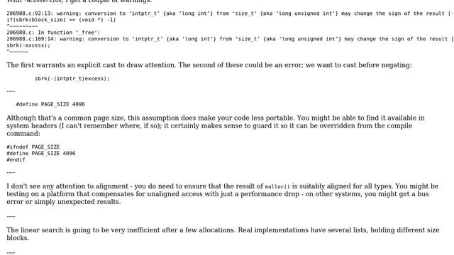 malloc() and free() for Linux with system calls (2 Solutions!!) смотреть онлайн