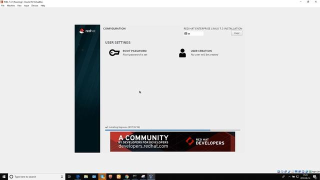 RHEL 7. 3 Installation смотреть онлайн