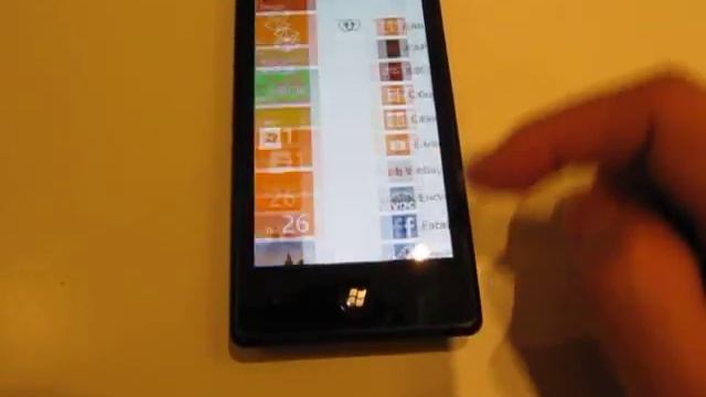 Samsung Omnia 7 - Windows Phone 7 UI demo смотреть онлайн
