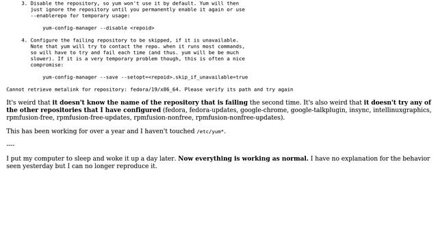 Unix & Linux: Why is yum trying to go through a proxy and other strange behaviors? (2 Solutions!!) смотреть онлайн