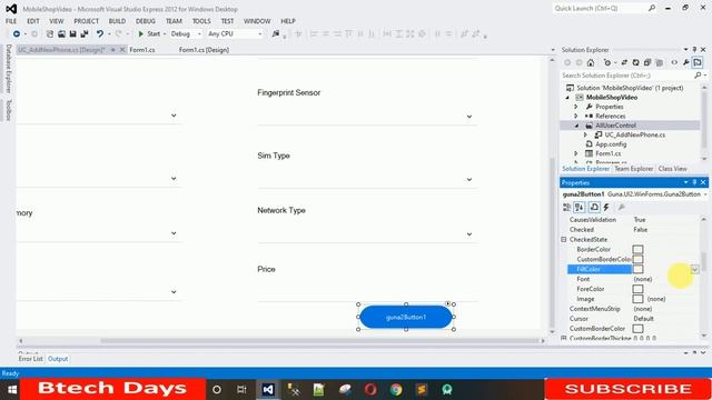 2. Mobile Shop Management System in C# - Add New Phone Design смотреть онлайн