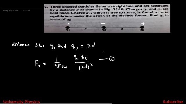 Lec 12. Problem 25.7/Exercise// Electricity and Magnetism// HRK, Volume 2/University Physics смотреть онлайн