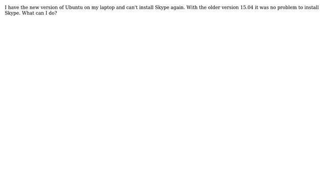 Ubuntu: How can I use SKYPE with Ubuntu 17.04? смотреть онлайн