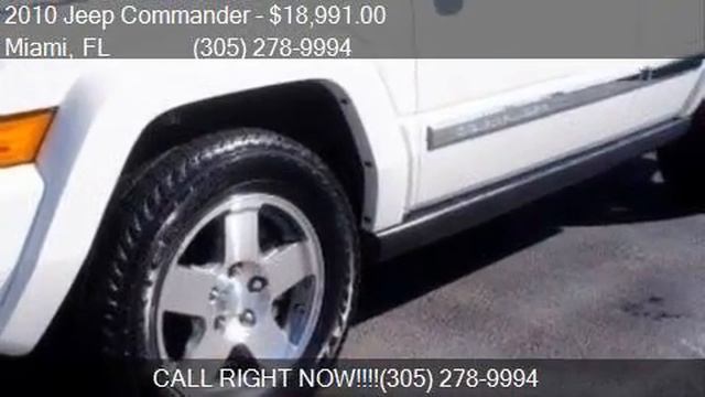 2010 Jeep Commander Sport 4x2 4dr SUV for sale in Miami, FL смотреть онлайн