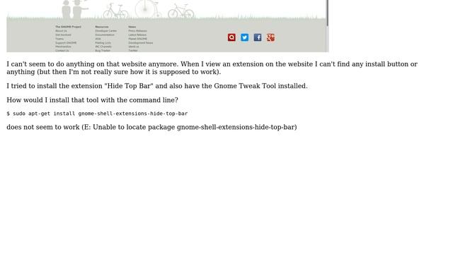 Ubuntu: Gnome Shell extensions: Attempt to postMessage on disconnected port смотреть онлайн
