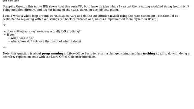 How to do a regex substitution on a string in an LO Basic "macro"? смотреть онлайн