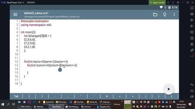 Struktur Data - Array 2 Dimensi (C++) смотреть онлайн