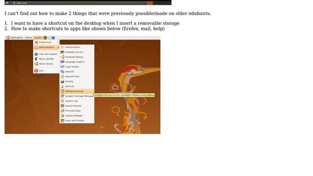 Ubuntu: Removable storage shortcut and a panel shortcuts смотреть онлайн