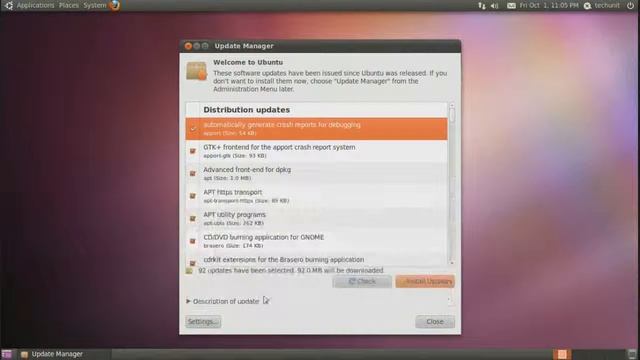 Ubuntu-Video-Tutorials Basics: How To Install Updates In Ubu смотреть онлайн
