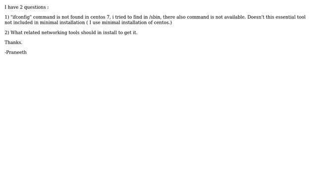 "ifconfig" command not found and networking tools package information needed смотреть онлайн