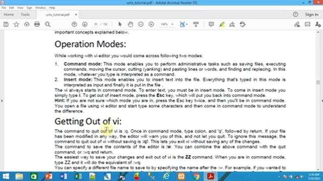The vi Editor in unix смотреть онлайн