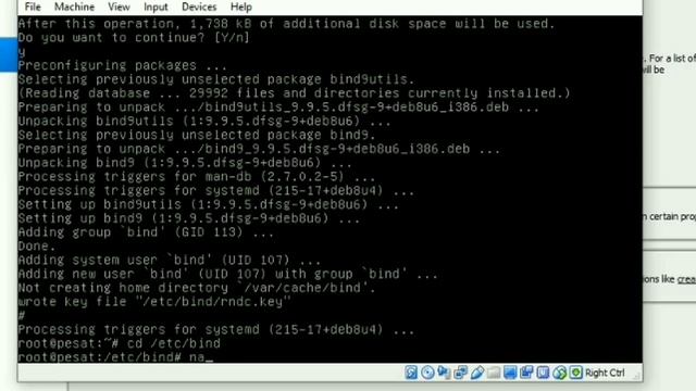 Tutorial Instal (Debian,DNS,Apache2,Mail,ftp, dan Cacti) Part 1 смотреть онлайн